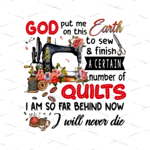 Quilting Hobby sublimation design