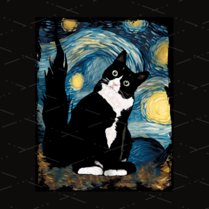 Van Gogh Starry Night Sublimation Shirts