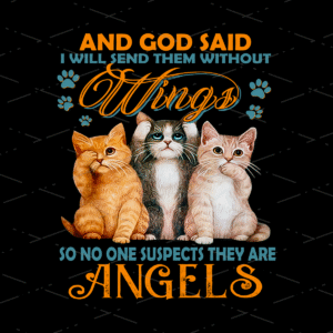 Cats Are Angels Sublimation Shirts