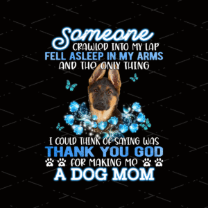 Woman Loves German Shepherd sublimation design
