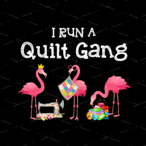 Quilting with Flamingo sublimation design