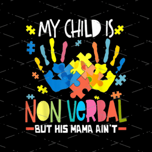 Autism Awareness sublimation design