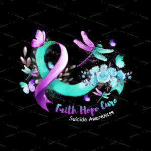 Dragonfly for Suicide Awareness Sublimation Shirts