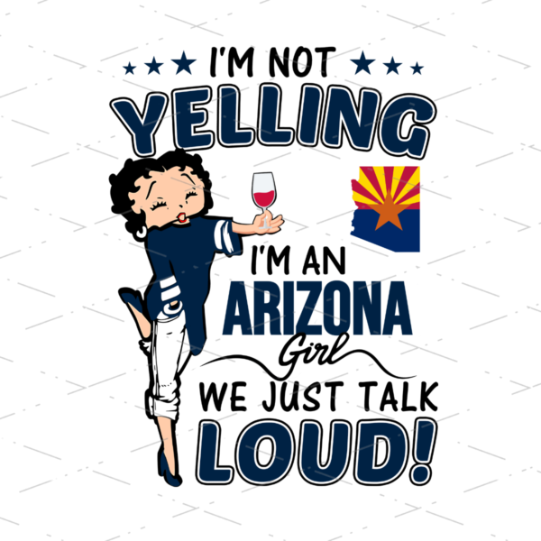 Betty Boop arizona Girl sublimation shirts