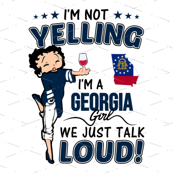 Betty Boop georgia Girl sublimation shirts