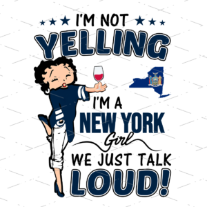 Betty Boop New York Girl sublimation shirts