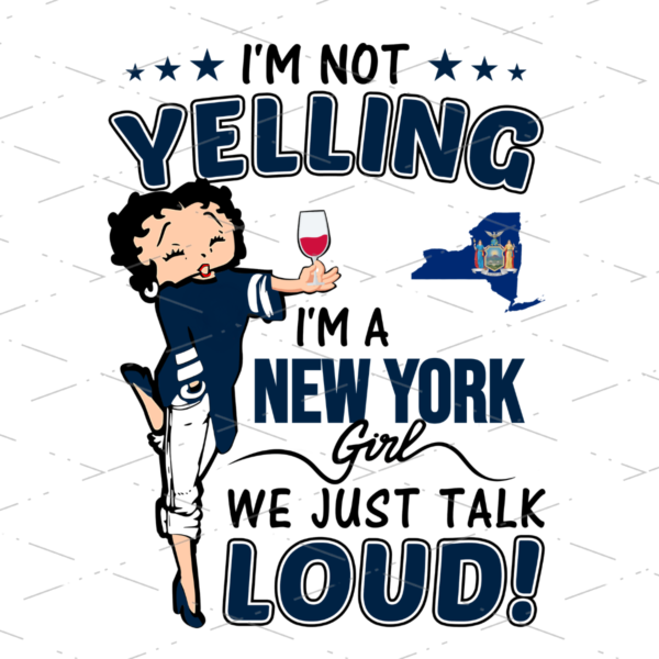 Betty Boop New York Girl sublimation shirts